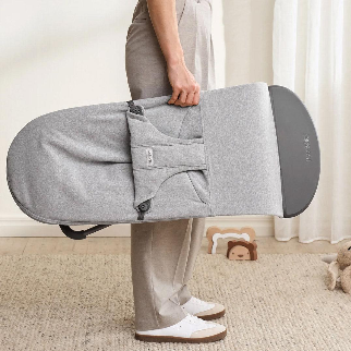 BabyBjorn Bouncer Bliss Woven Mélange - Light Grey