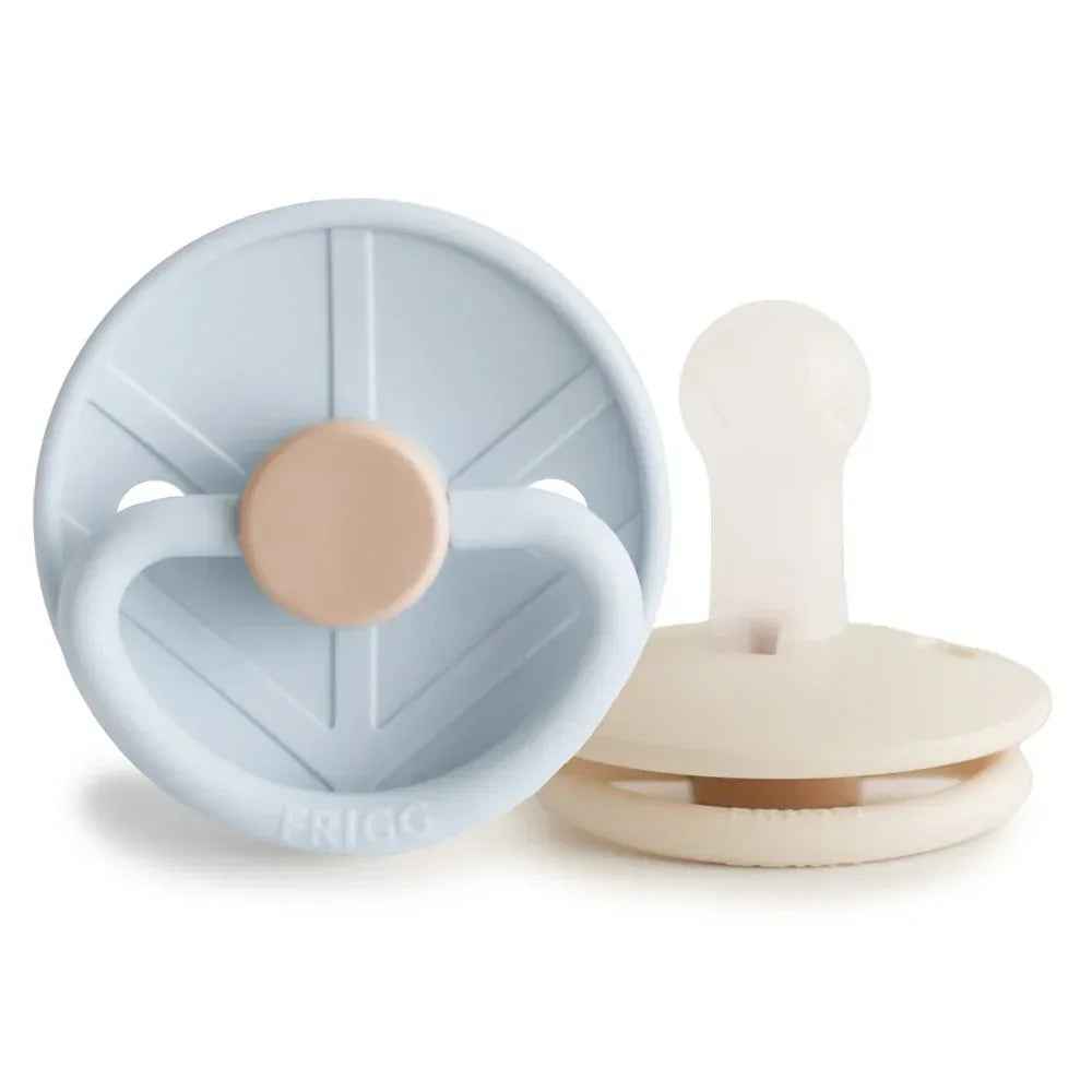 Set me 2 cuca Silikoni Frigg - Cream/ powder blue
