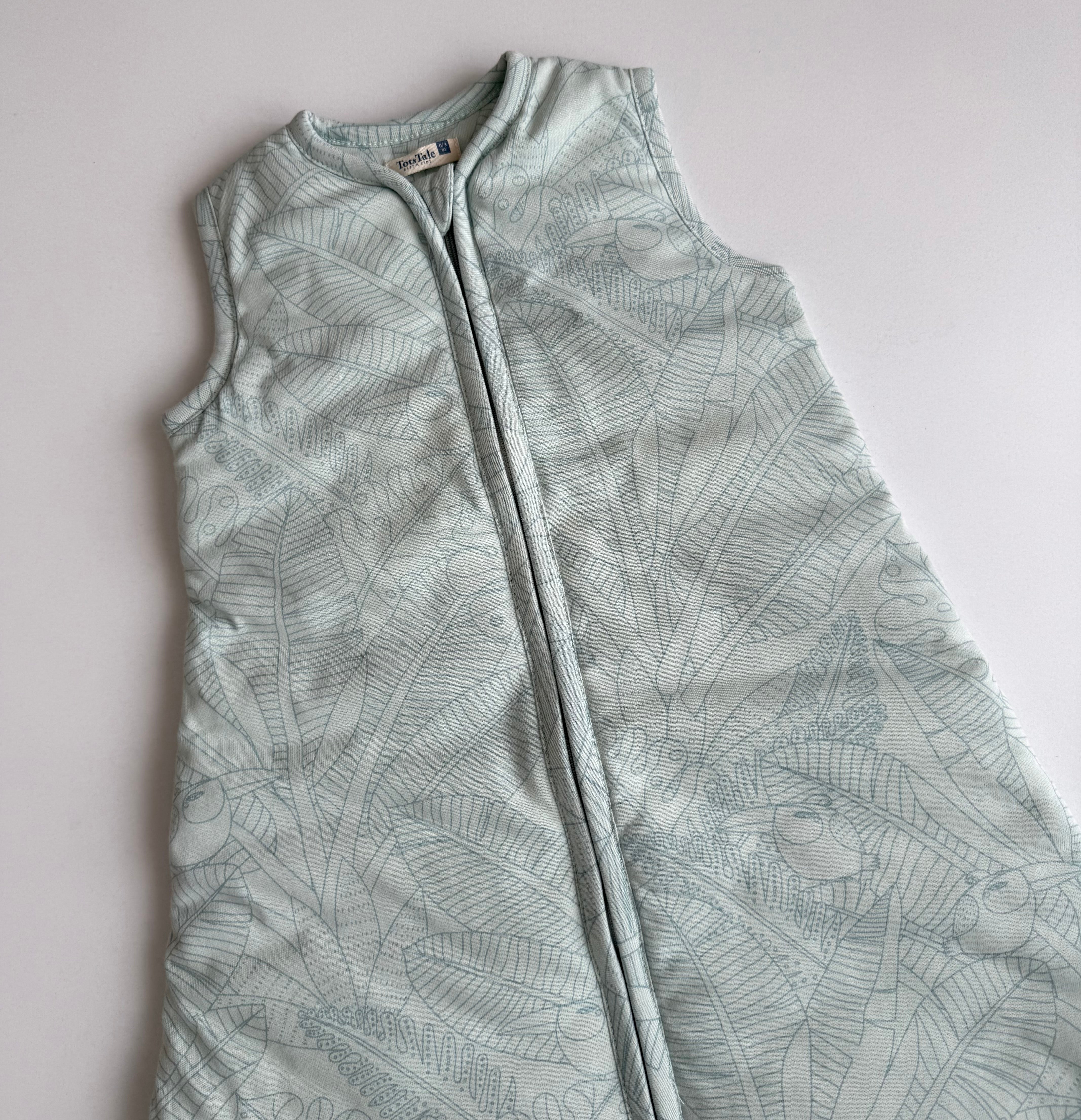 Thes Gjumi për Bebet "Tropical Cutie Green" – 100% Pambuk, 2.5 TOG