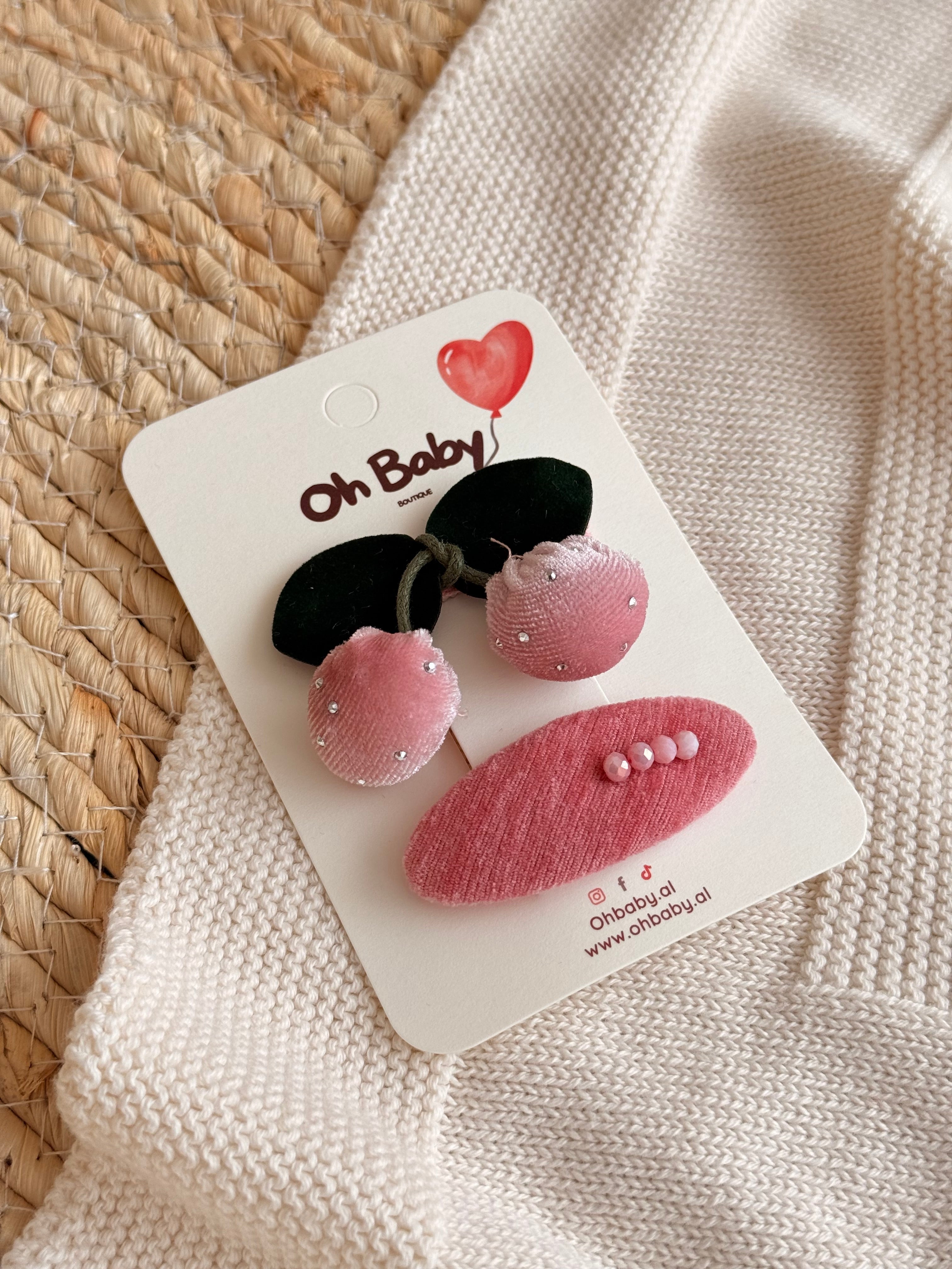 Set me 2 Kapese Flokesh "Velvet Cherry"