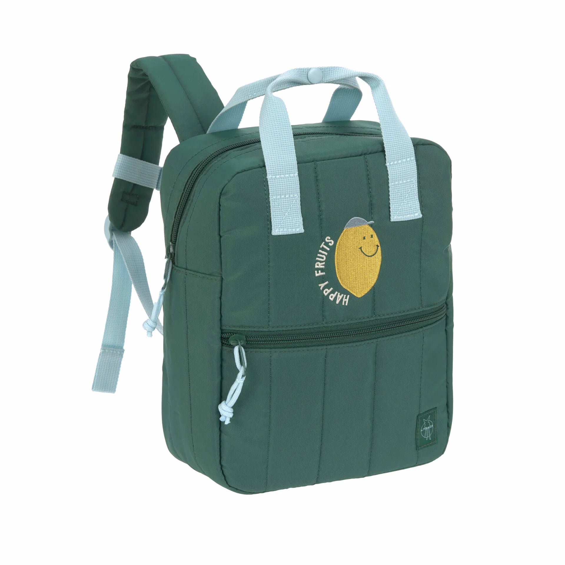 Çantë Shpine per Femije "Mini Square Backpack" - Lemon Dark Green