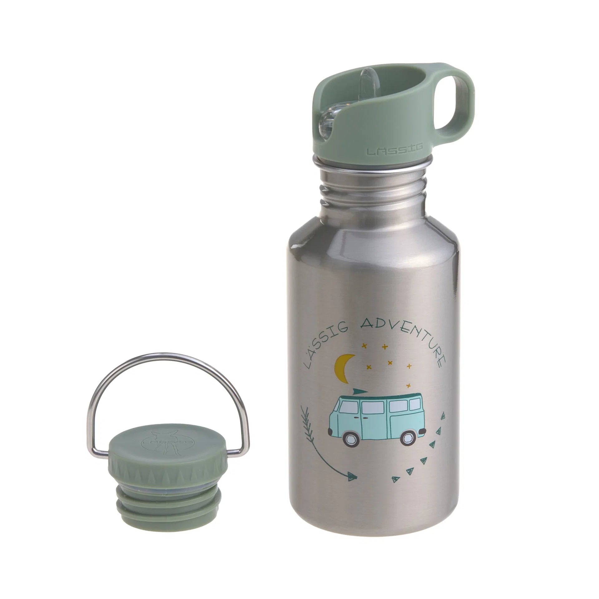 Shishe Uji prej Celiku Inoks (Stainless Steel) – Adventure Bus (500 ml)