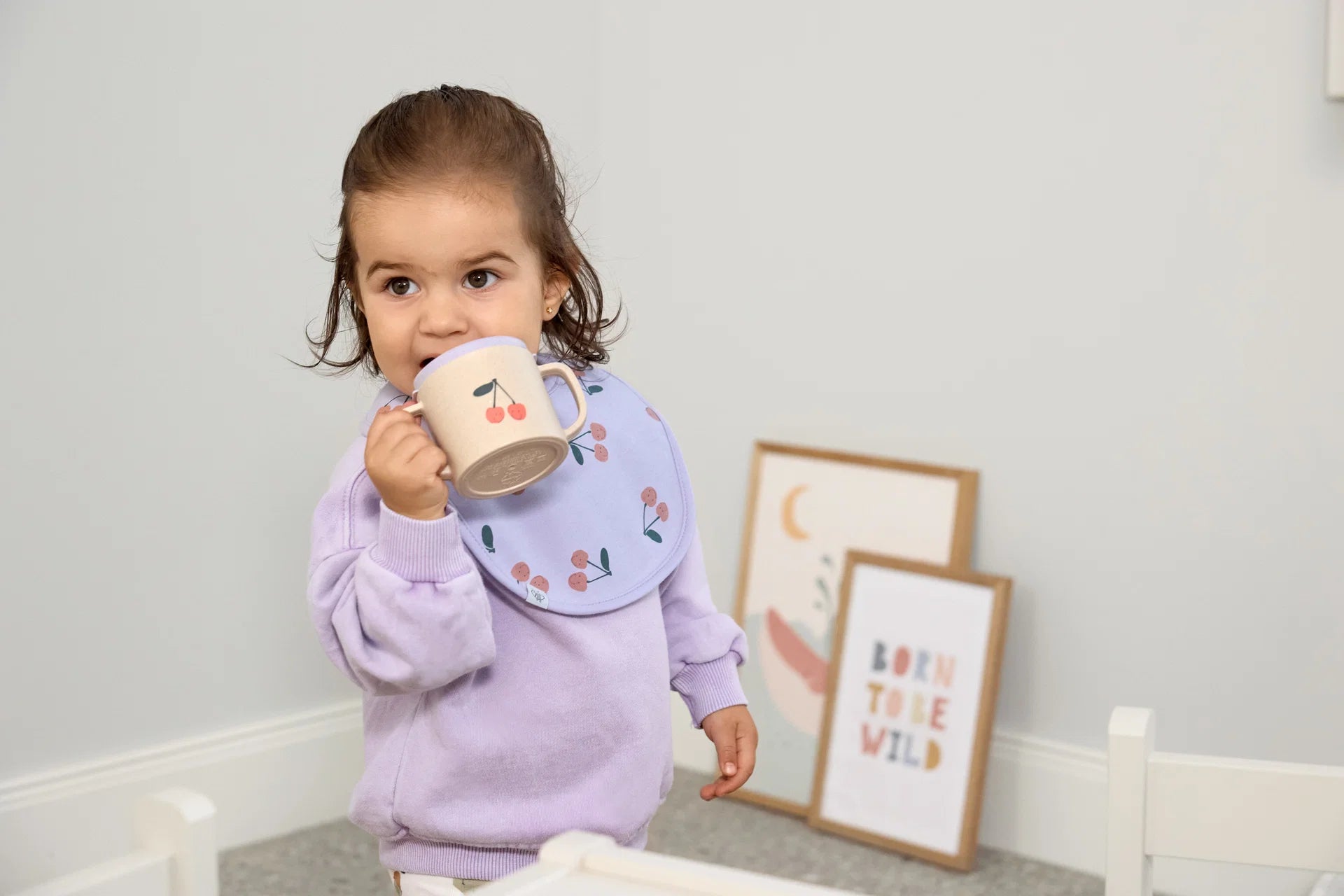 Gote me Pipez per Femije "Sippy Cup" – LÄSSIG Happy Fruits, Cherry