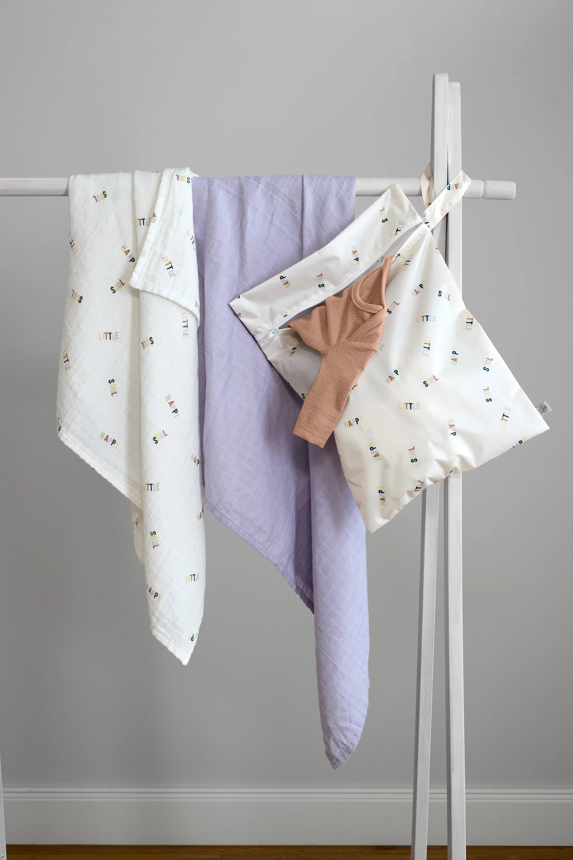 Set me 3 Napa Musline "Swaddle & Burp Blanket L"- Cherry