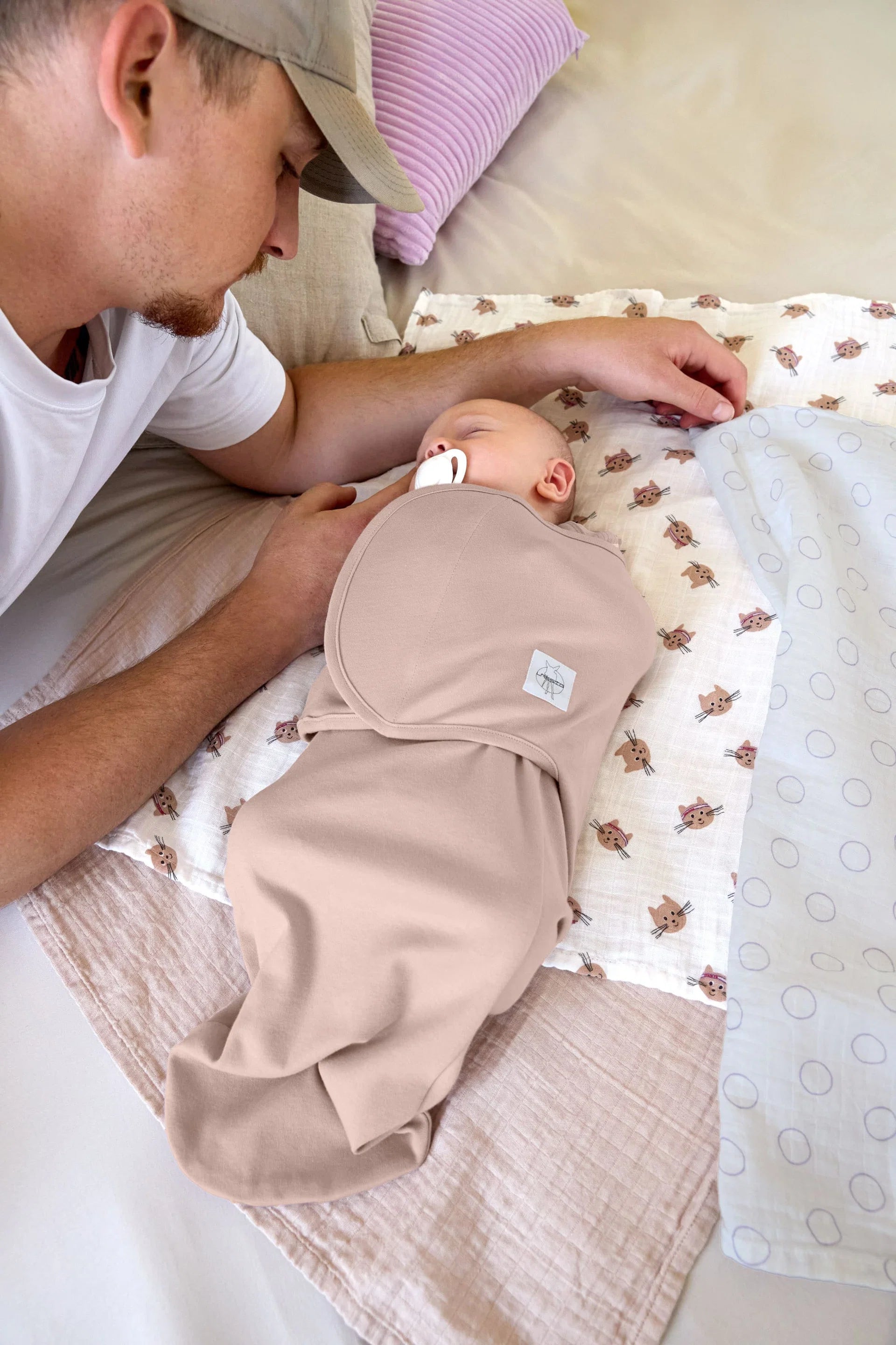 Swaddle 0.7 Tog - Mushroom