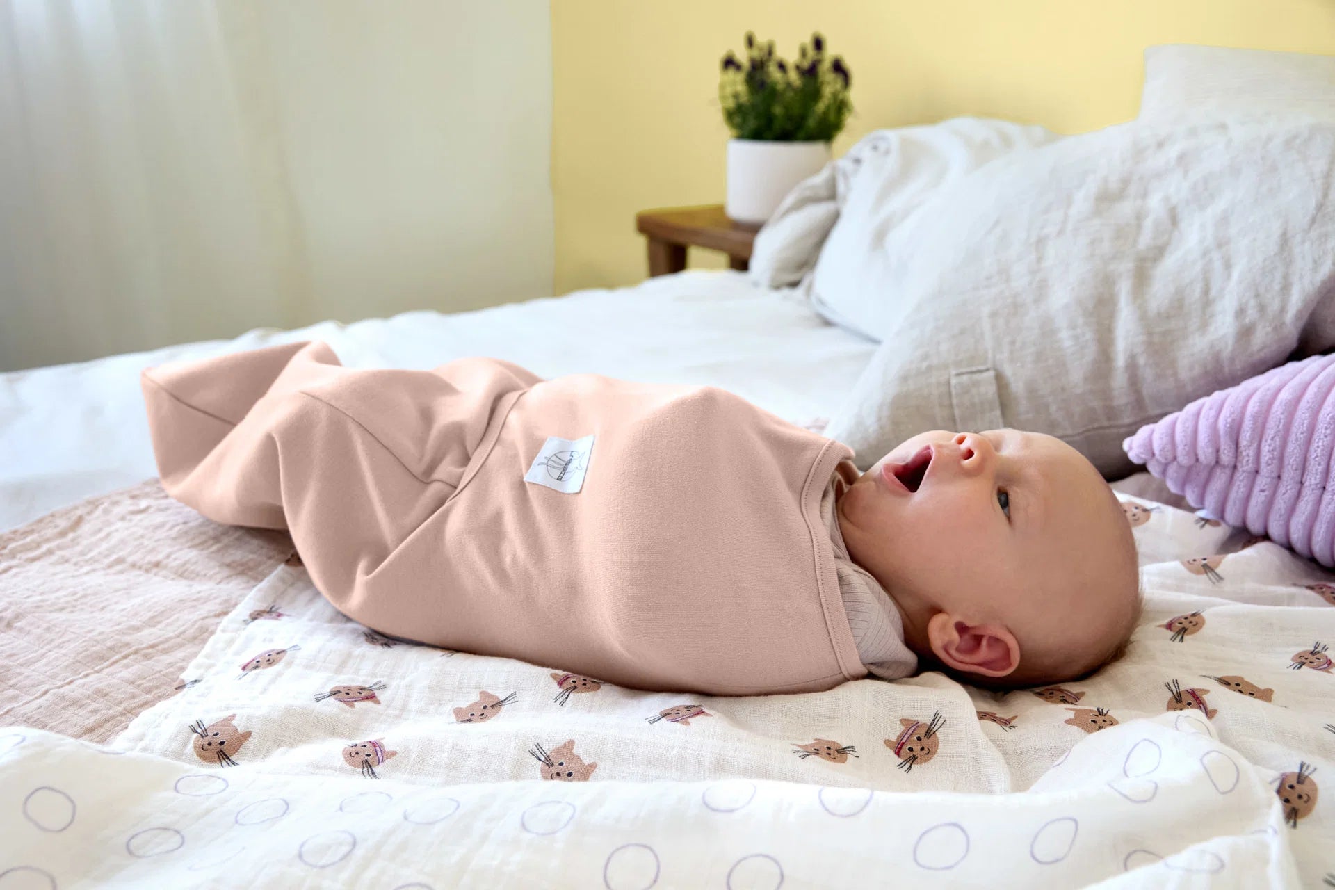 Swaddle 0.7 Tog - Mushroom