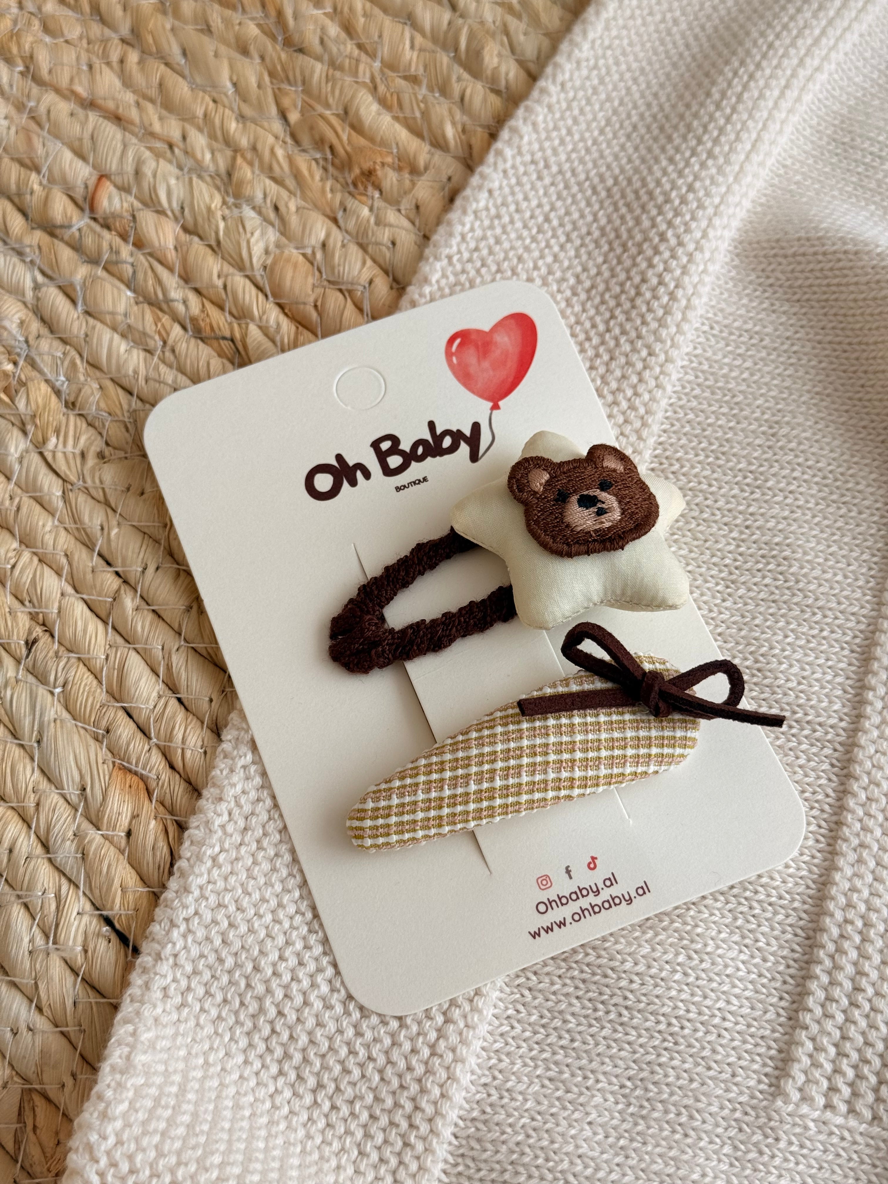 Set me 2 Kapese Flokesh "Teddy & Star"