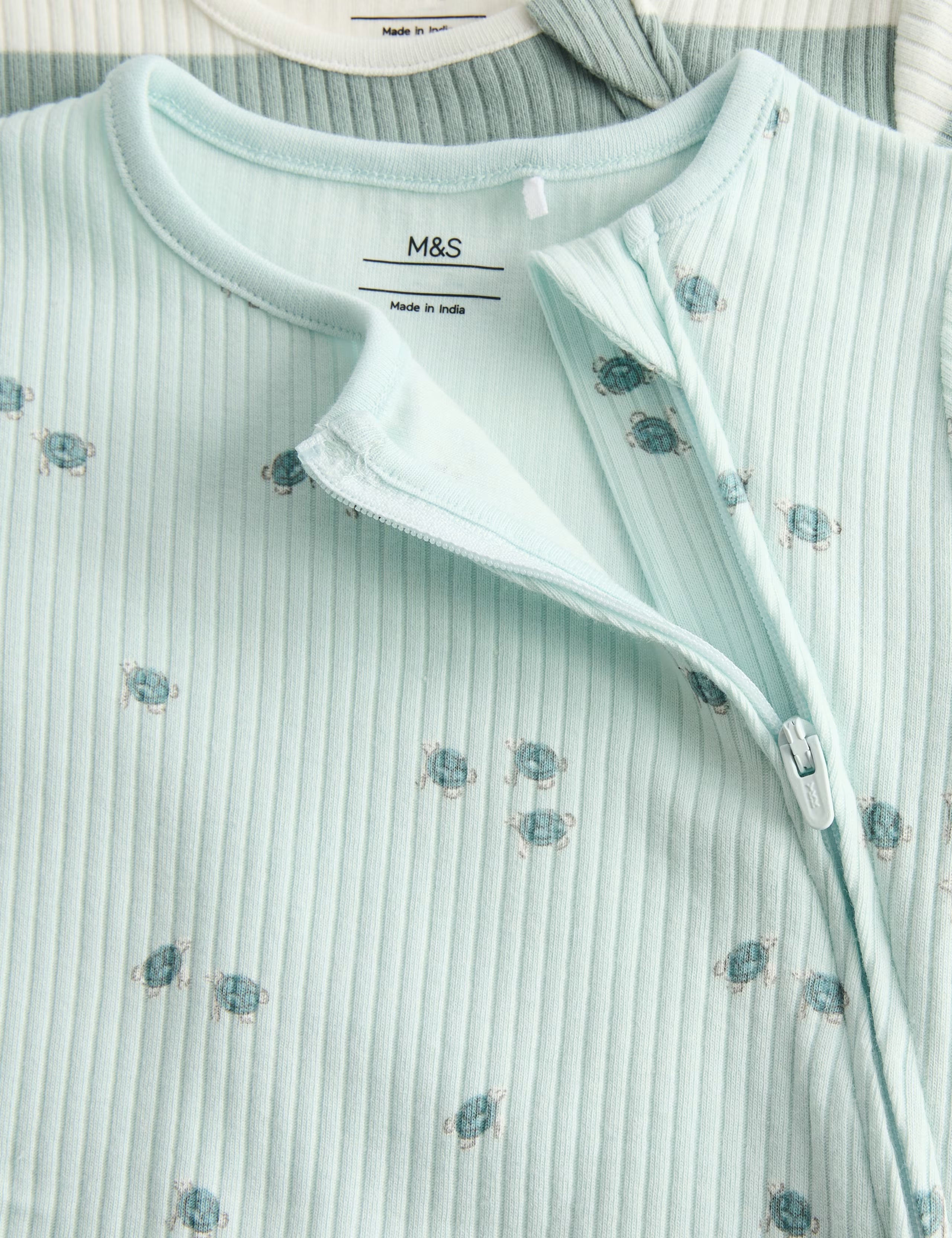 Set me 3 Romper -"Sea Life & Stripes"