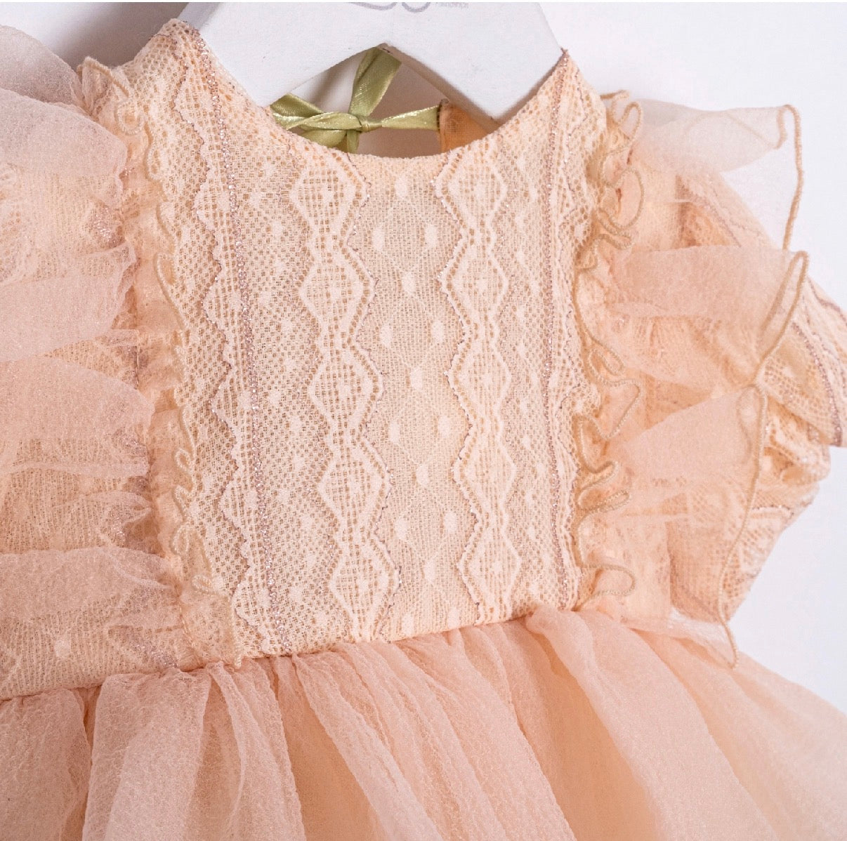 Fustan - Romper Peach