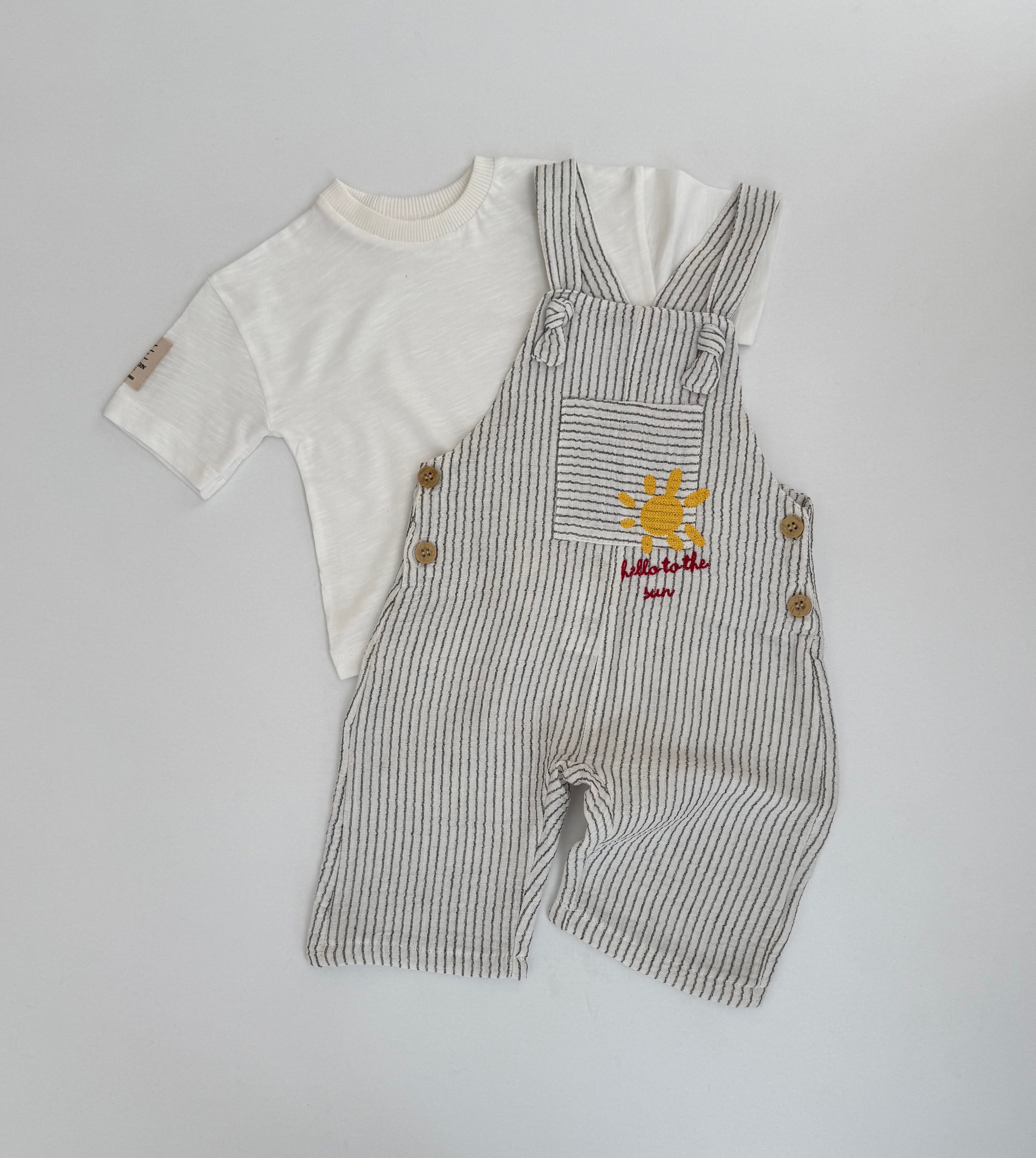 Palicete me Vija dhe Bluze e Bardhe – 100% Pambuk