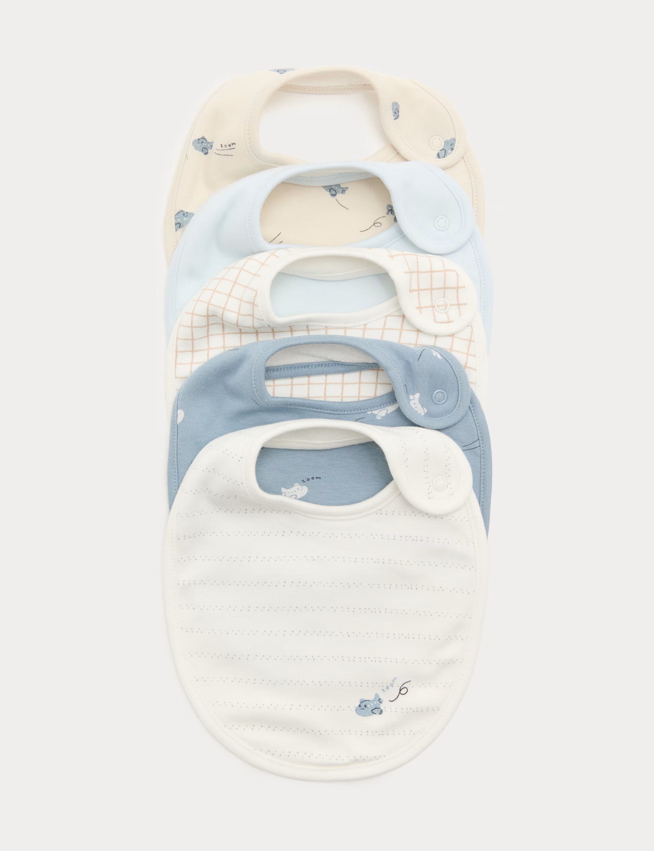 Set me 5 Gushore (Bandana Bibs) – 100% Pambuk Pure