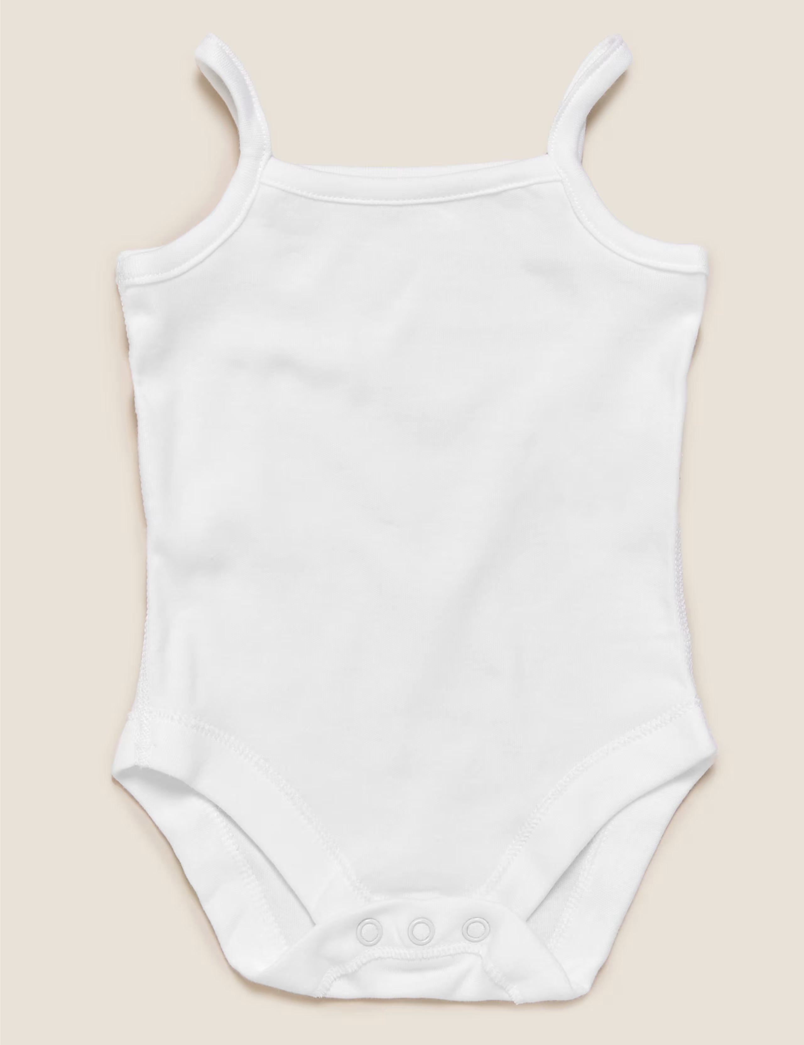 Set me 5 Body me Rripa, Pambuk i Paster ne Ngjyre te Bardhe/White