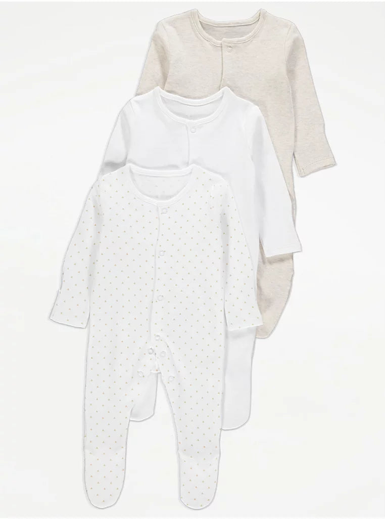 Set me 3 Tutina Bezhe & e Bardhe