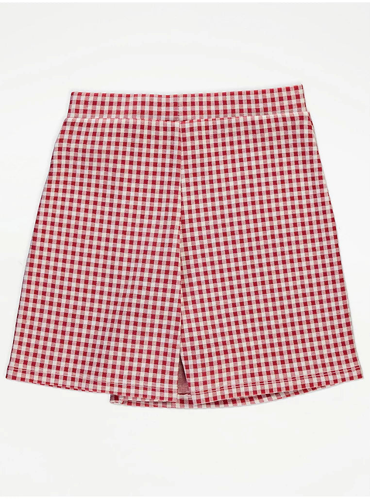 Kostum Triko & Fund Pantallon - "Cherry Gingham"