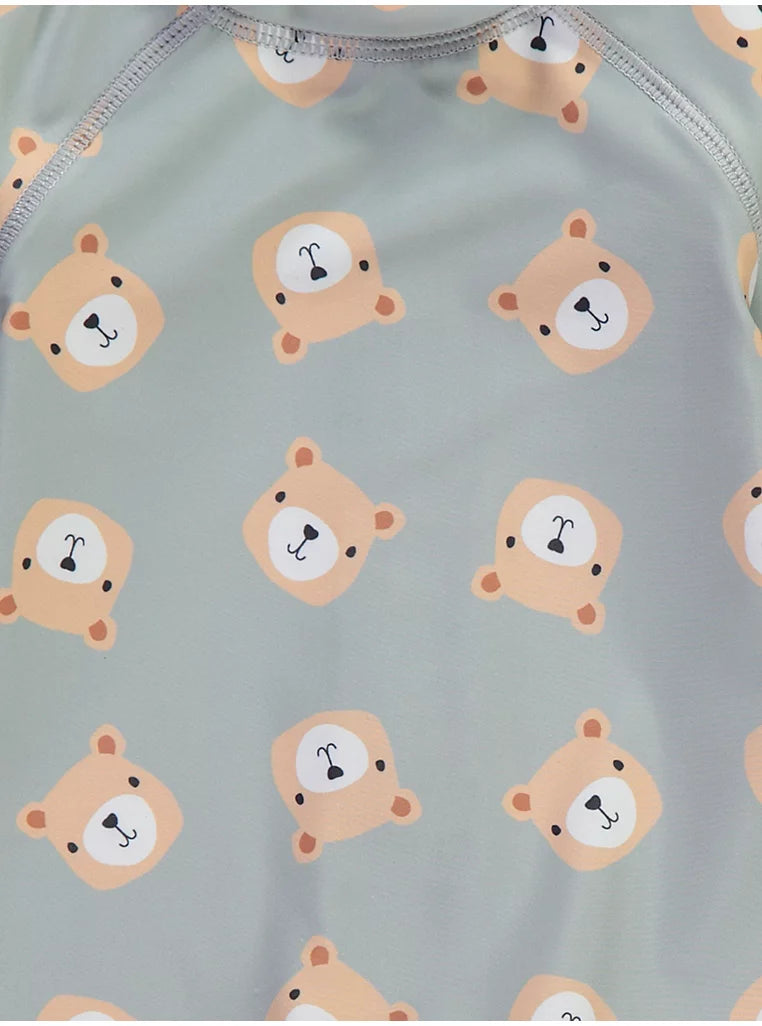 Kostum Plazhi "Teddy Bear" UV UPF 40+ dhe Kapele