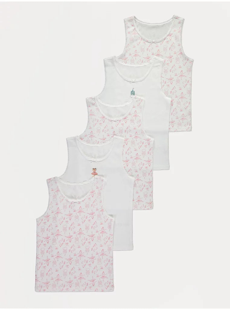 Set me 5 Kanatiere per Vajza – Ballerina Design
