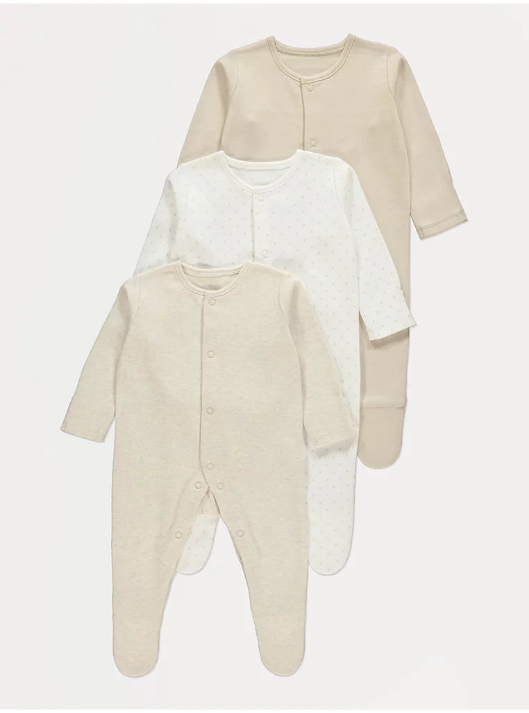 Set me 3 Tutina Bezhe & e Bardhe