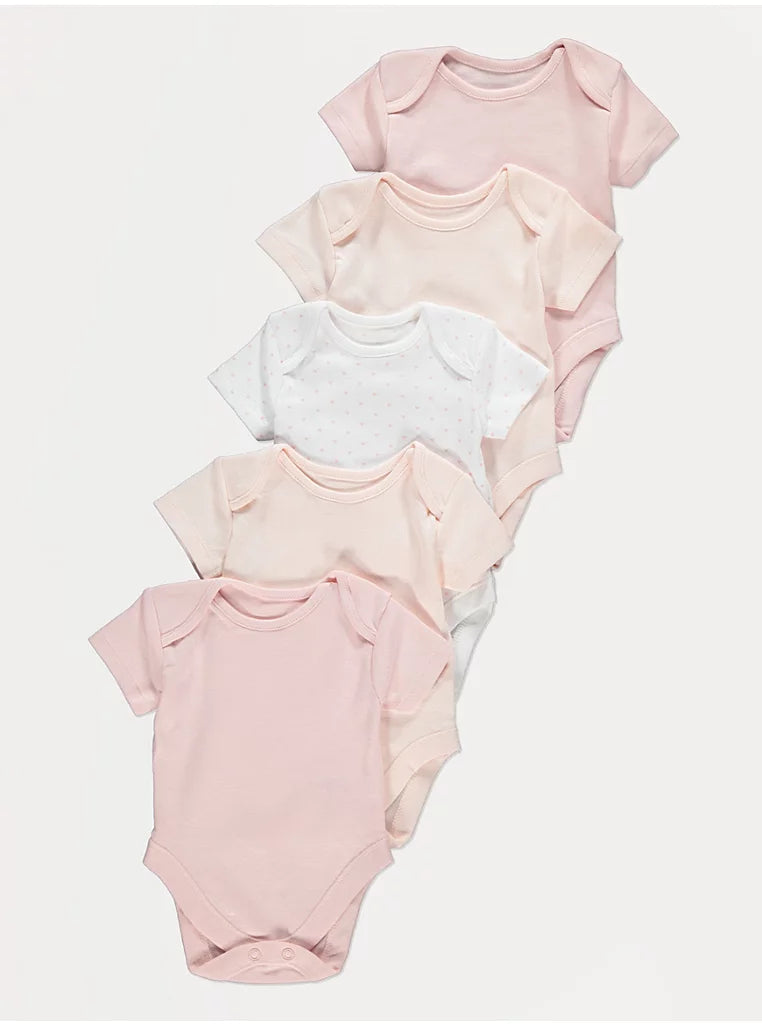 Set me 5 Body Roze "Sweet Comfort" – 100% Pambuk