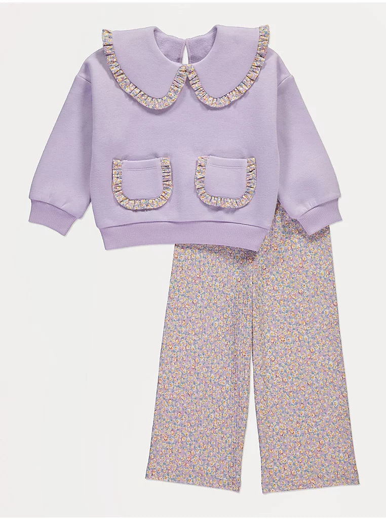 Kostum ne Ngjyre Lejla me Tuta me Lule