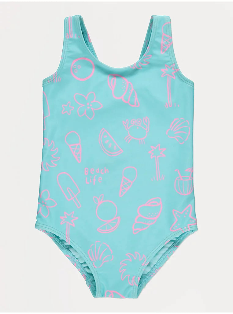 Body Plazhi "Beach Life" ne Ngjyre Mint