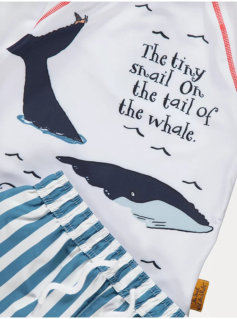 Kostum me 2 Pjese "The Snail and The Whale" me Mbrojtje UV UPF 40+