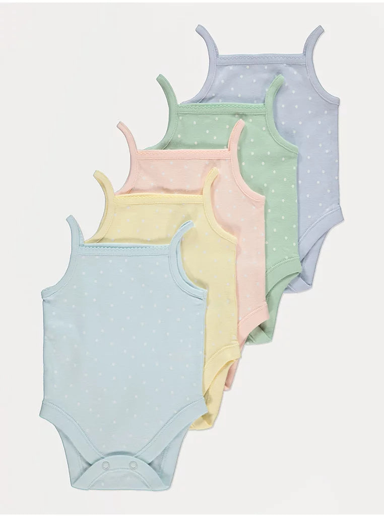 Set me 5 Body me Rripa - Pastel Polka Dot