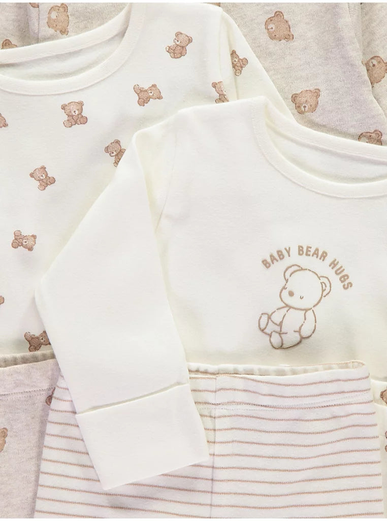 Set me 3 Pizhame "Baby Bear Hugs"