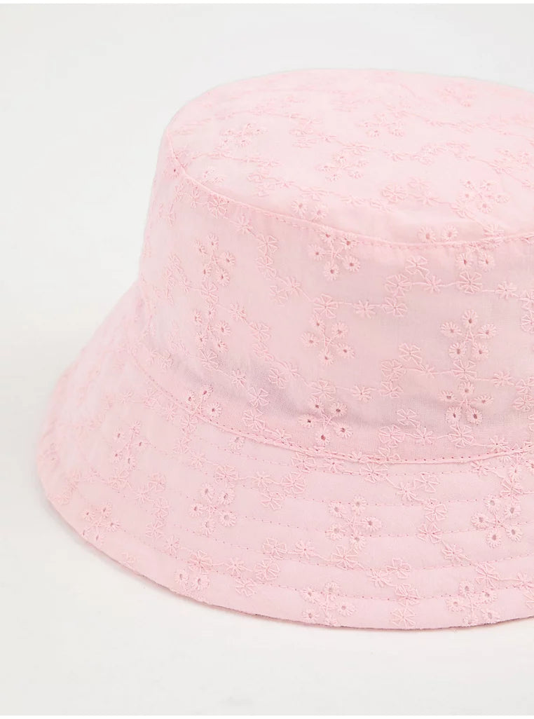 Set me 2 Kapele Verore "Denim & Pink Broderie" (Model Bucket)