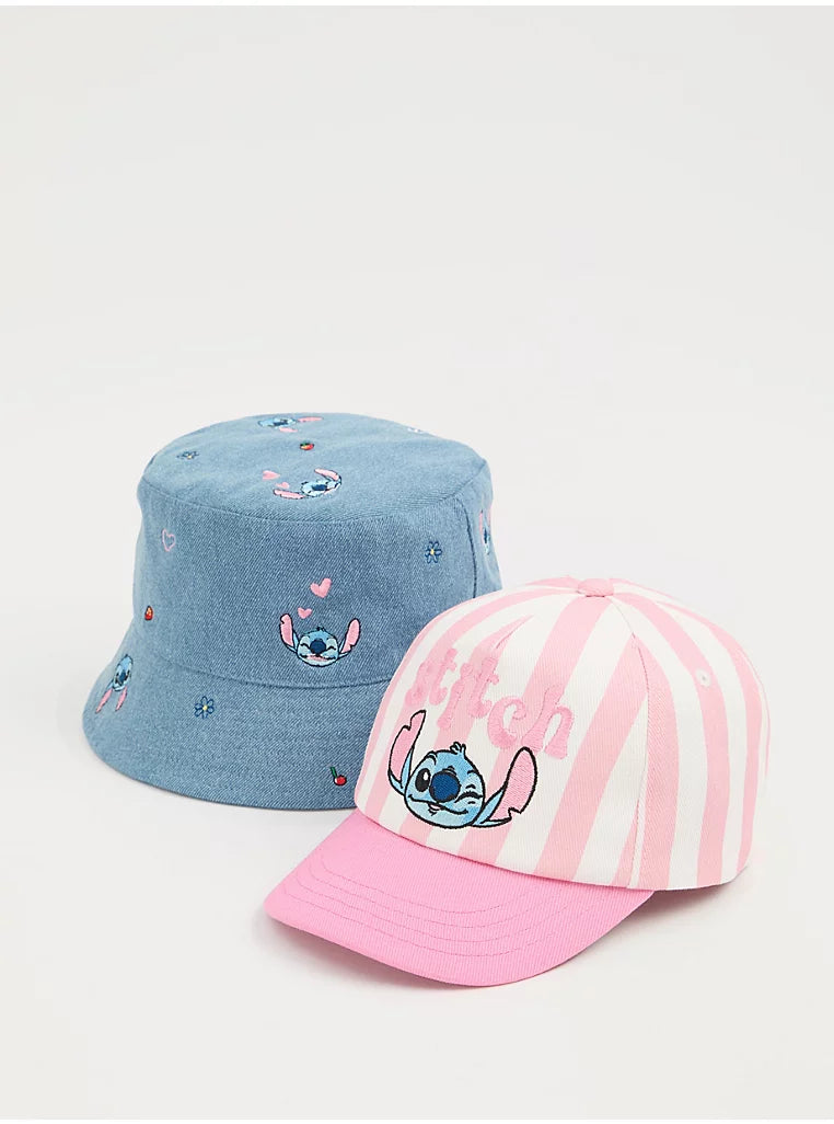 Set me 2 Kapele Verore "Disney Stitch" (Kapele me Strehe + Model Bucket)