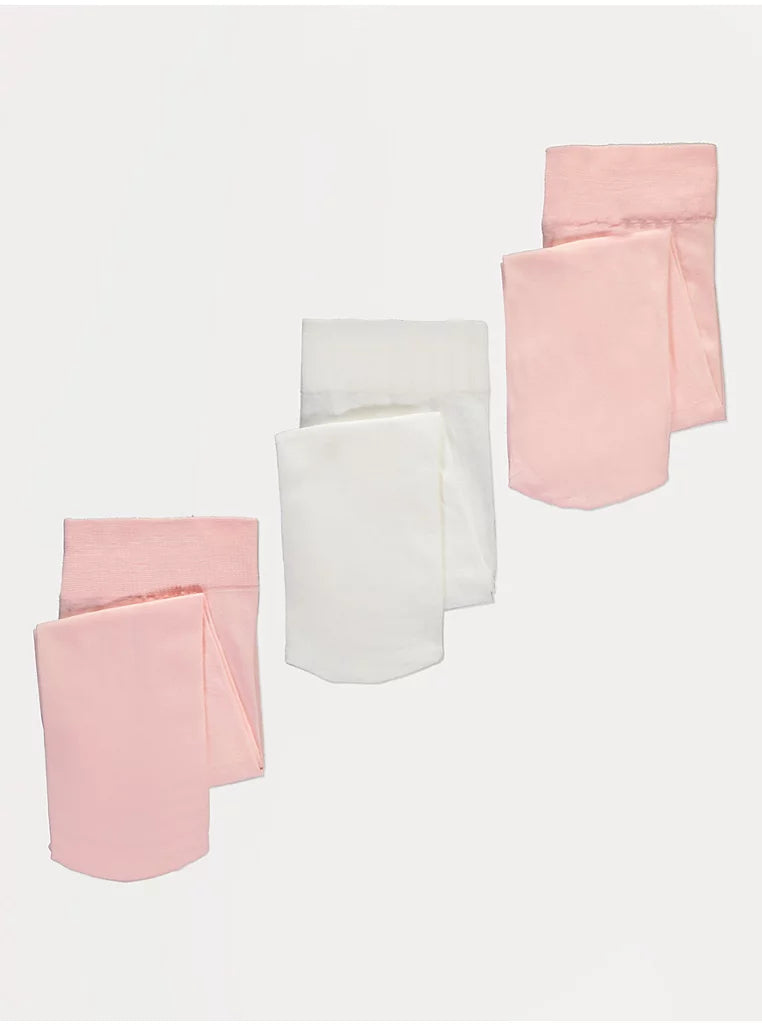 Set me 3 Pale Geta "Classic Pink & White"