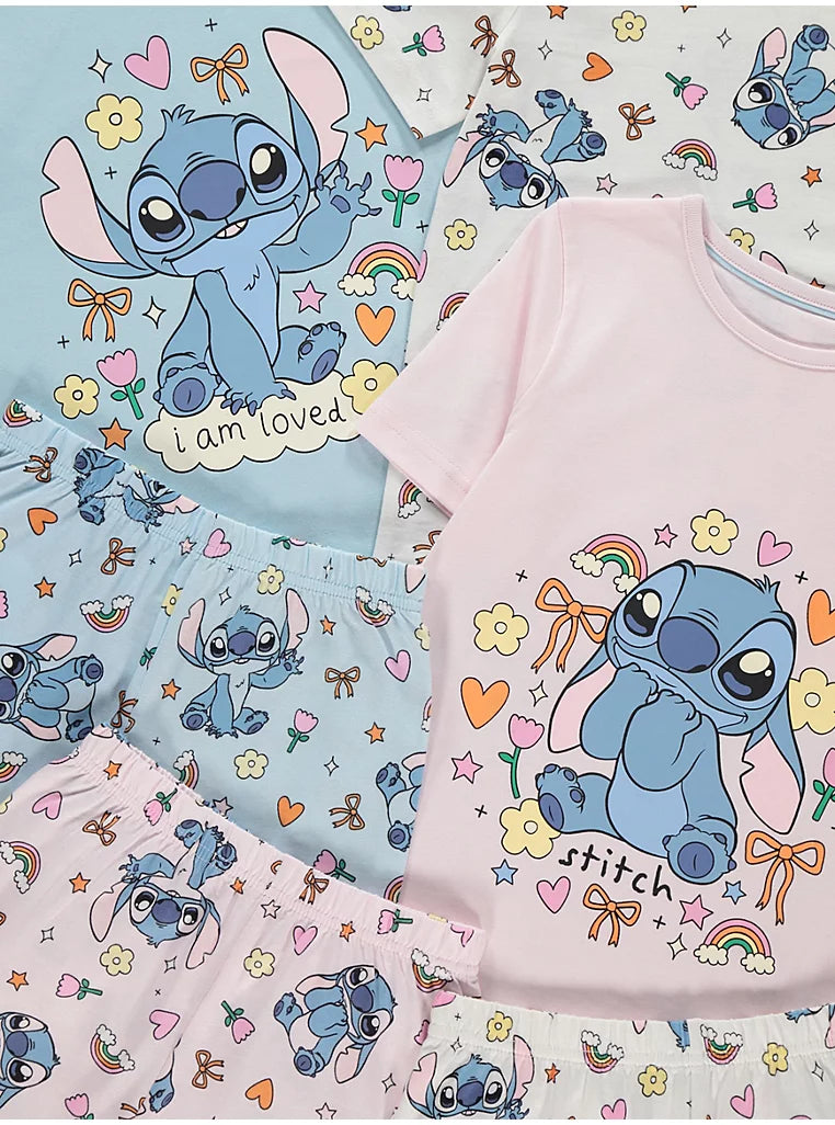 Set me 3 Pizhama Verore Disney "Stitch"