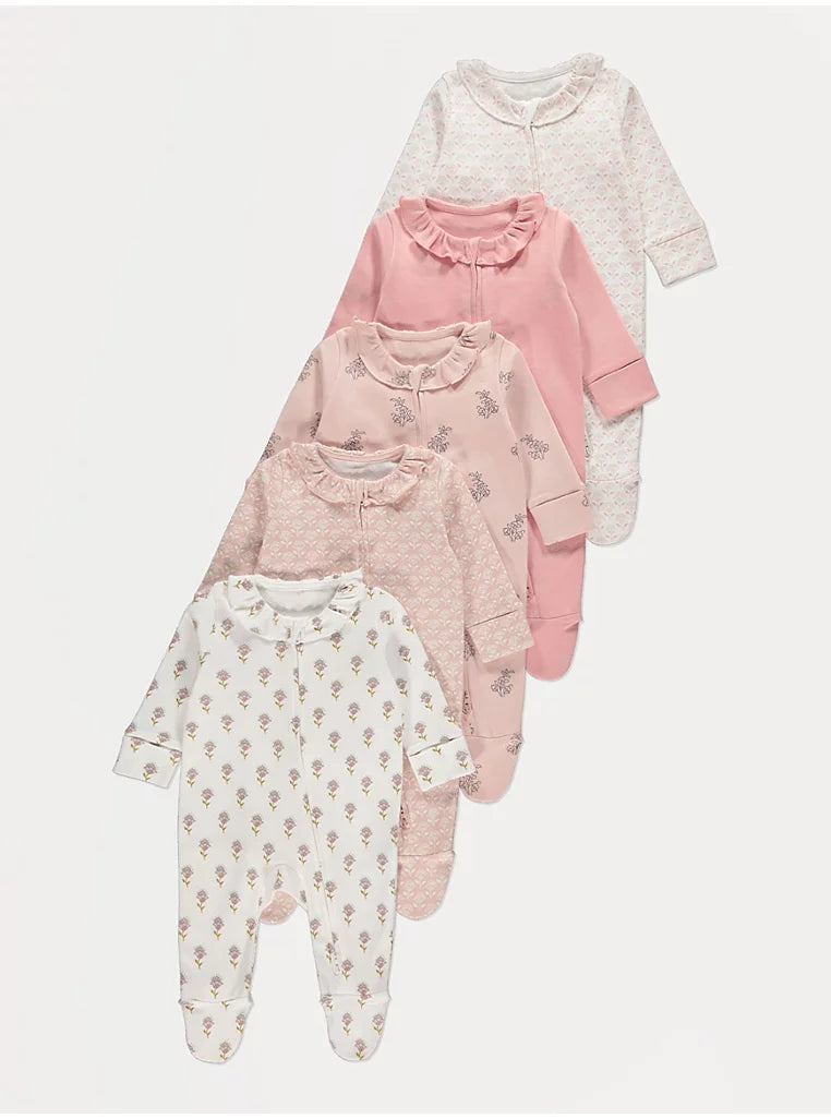 Set me 5 Tutina me Zinxhir - Dizenjo me Lule
