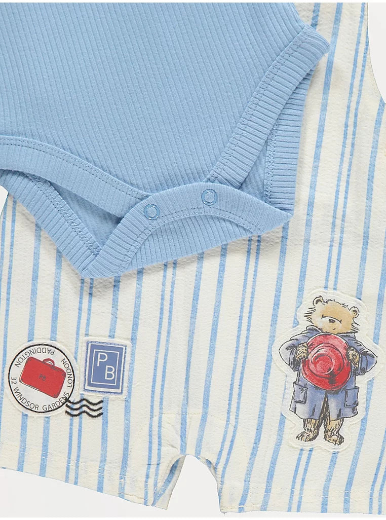 Palicete me Body Blu - "Paddington Bear"