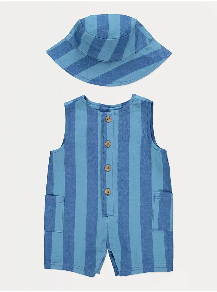 Palicete / Romper Blu me Vija & Kapele