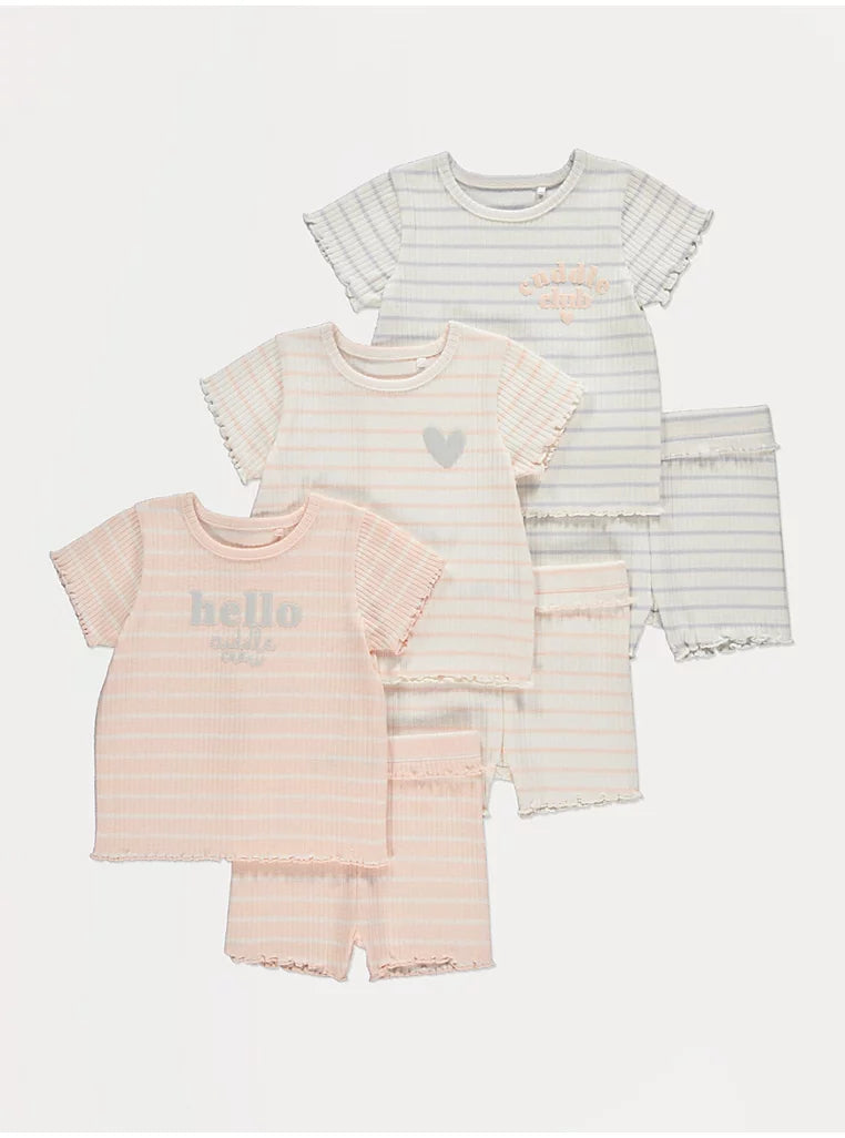 Set me 3 Kostume - Ngjyra Pastel