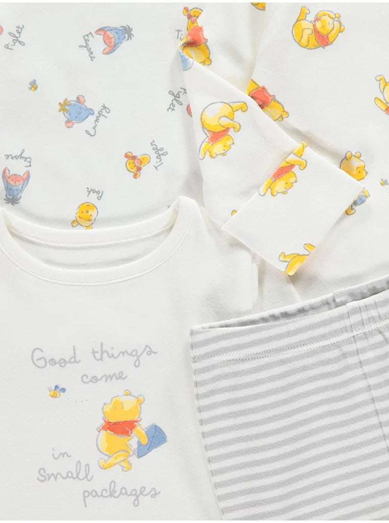 Set me 3 Pizhame me Winnie the Pooh