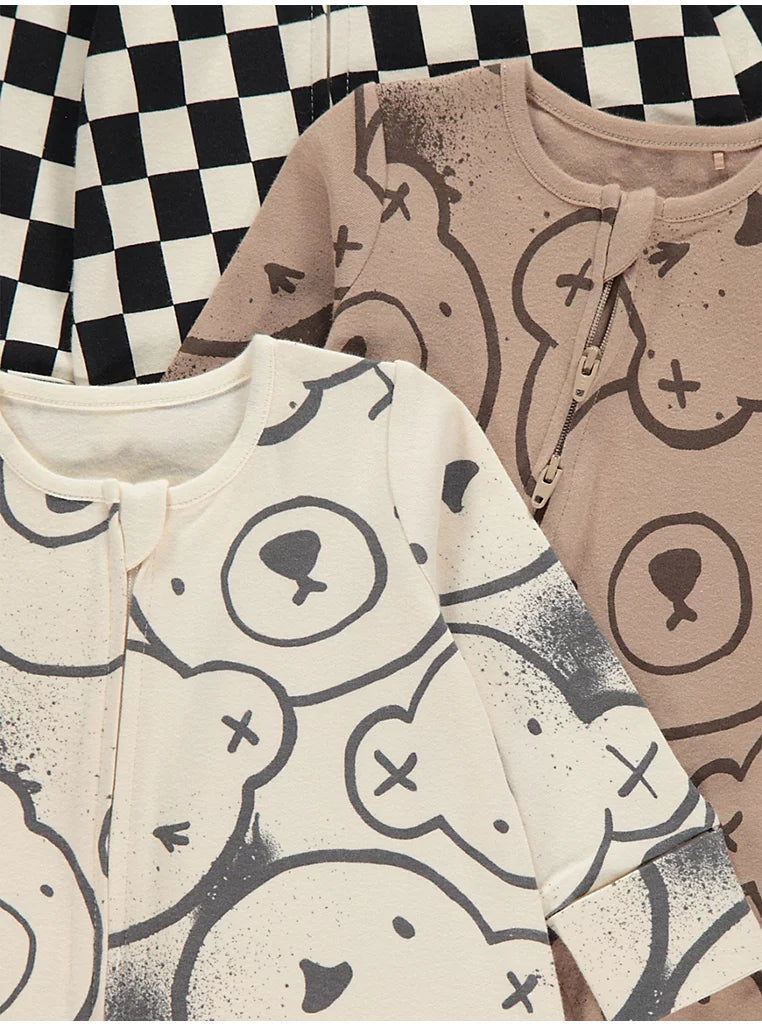 Set me 3 Tutina me Zinxhir - Checkerboard
