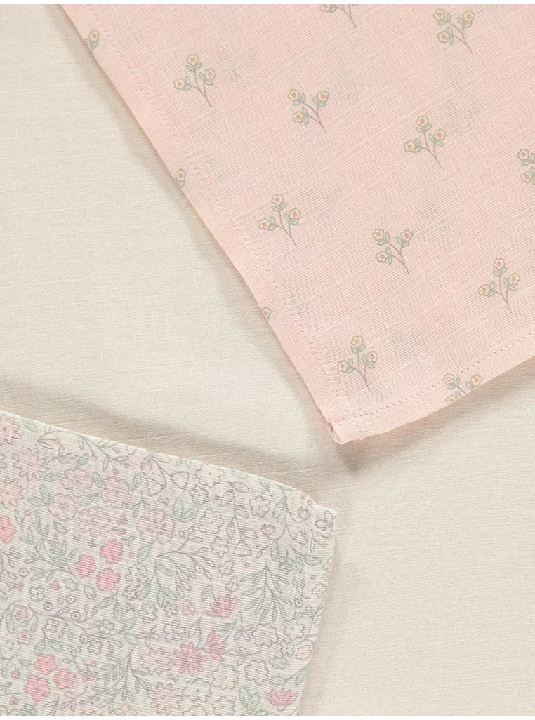 Set me 3 Napa 65x65 cm Dizenjo me Lule