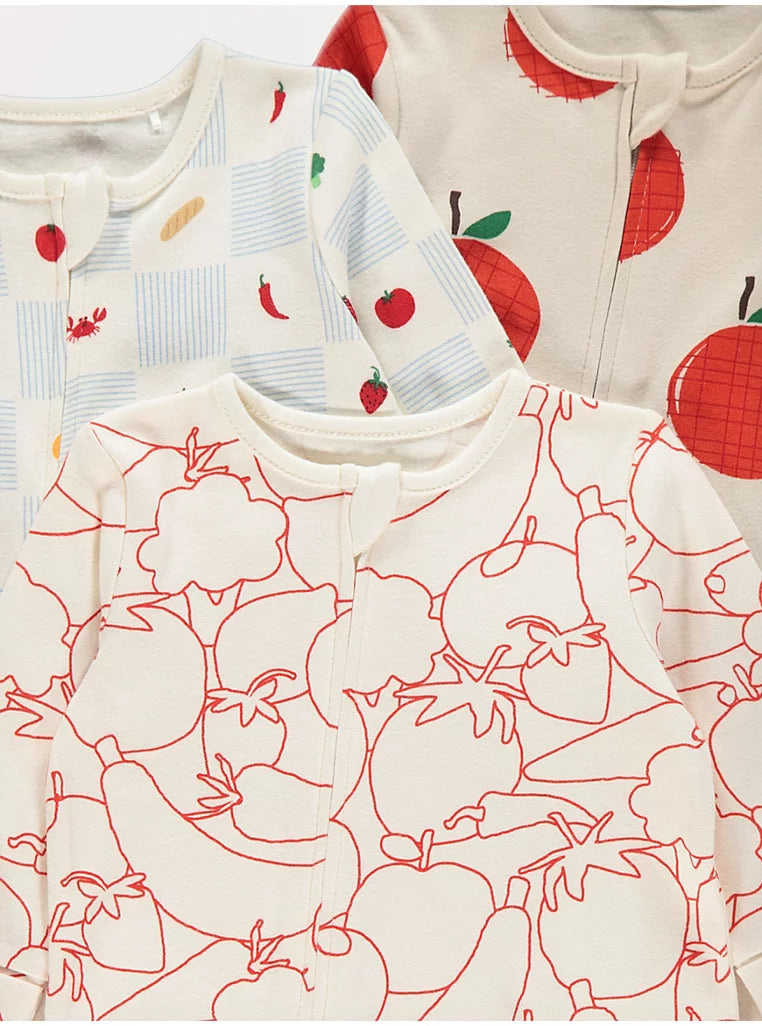 Set me 3 Tutina me Zinxhir - "Apple & Garden"