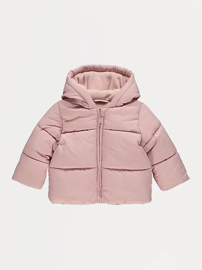 Xhup Puffer Roze me Kapuc