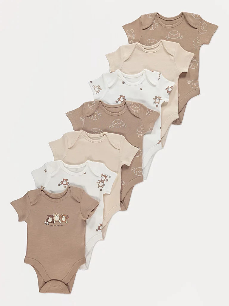 Set me 7 Body me Menge te Shkurtra - Cute Teddy