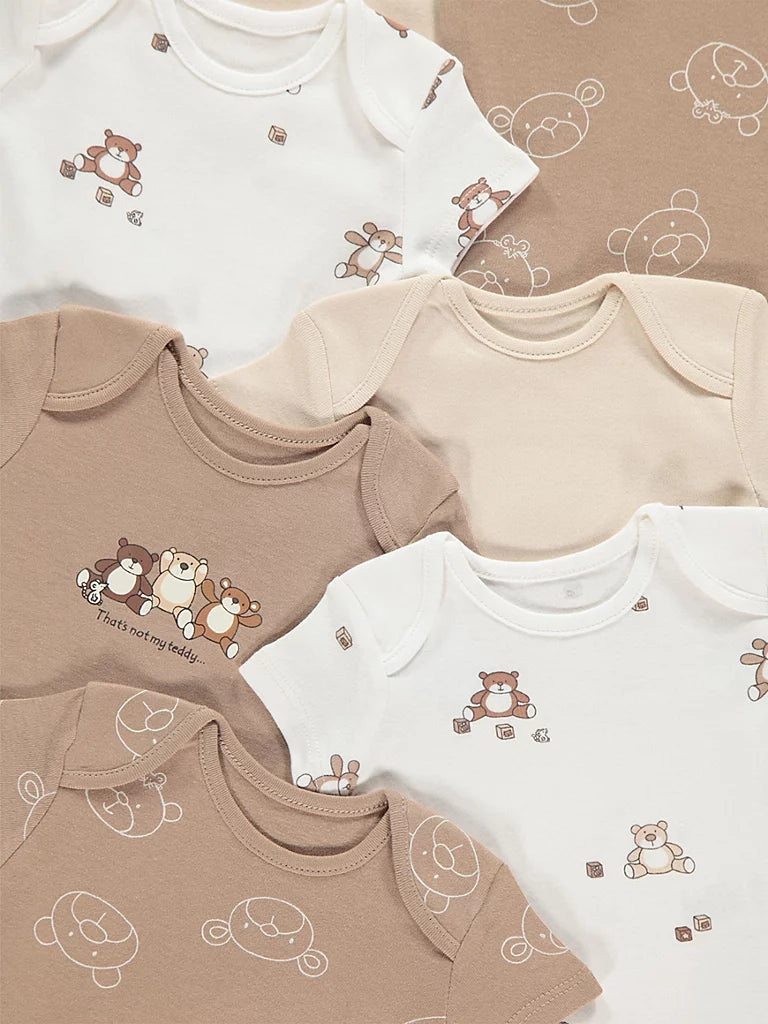Set me 7 Body me Menge te Shkurtra - Cute Teddy