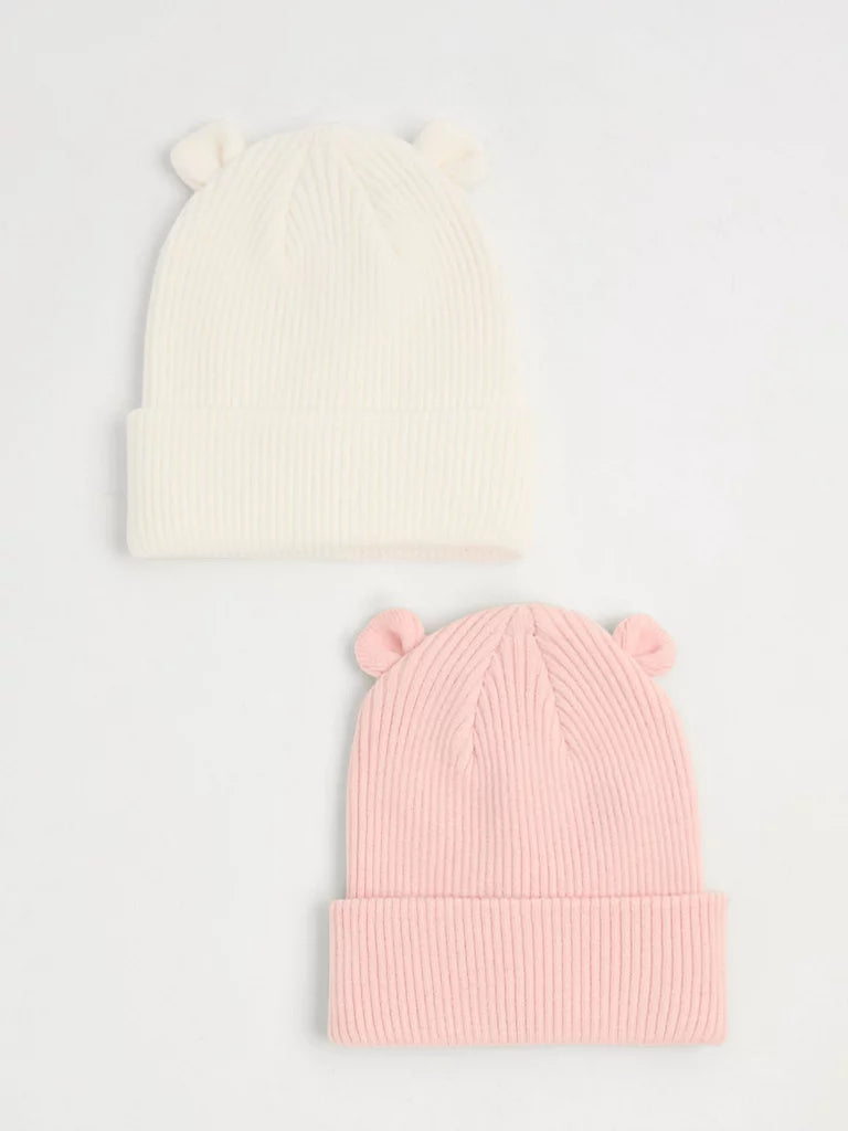 Set me 2 Kapuca Roze dhe Krem