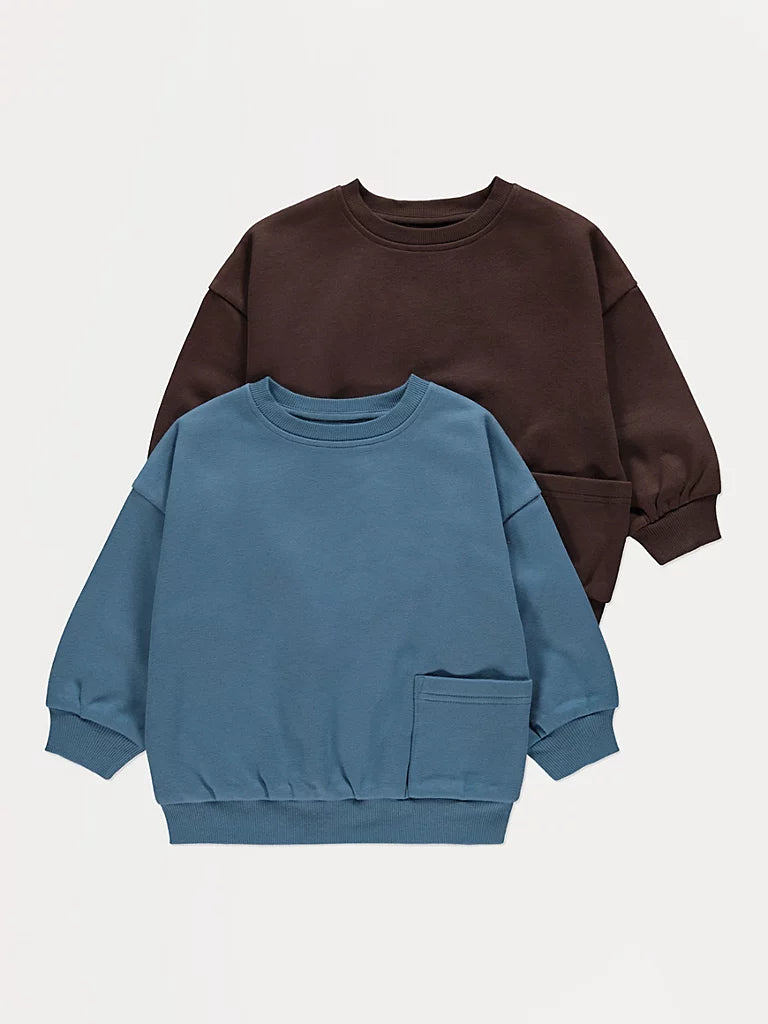 Set me 2 Triko / Sweatshirt Pambuku per Femije