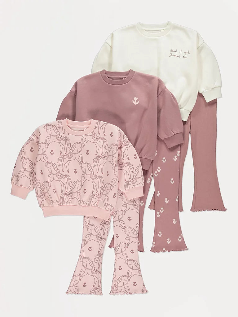 Set me 3 Kostume me Zemra dhe Figura