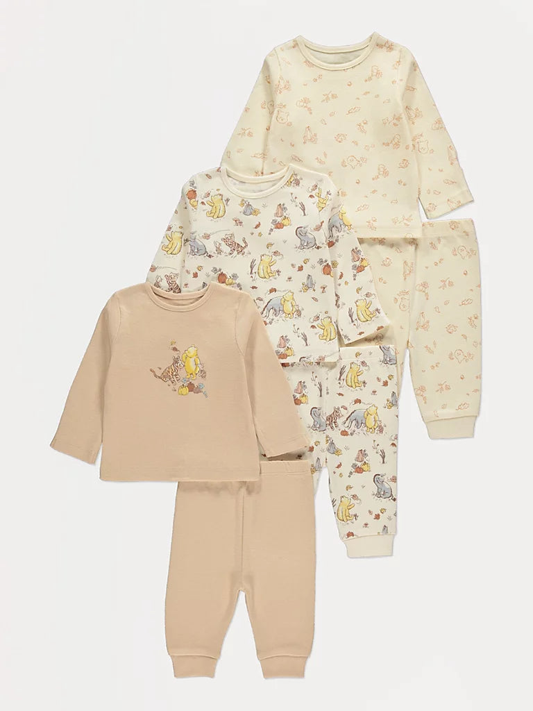 Set me 3 Pale Pizhame me Winnie the Pooh