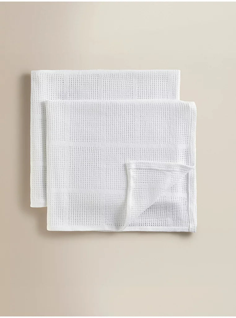 Batanije Pambuku "Waffle Weave" – 100% Natyrale (70x90cm)