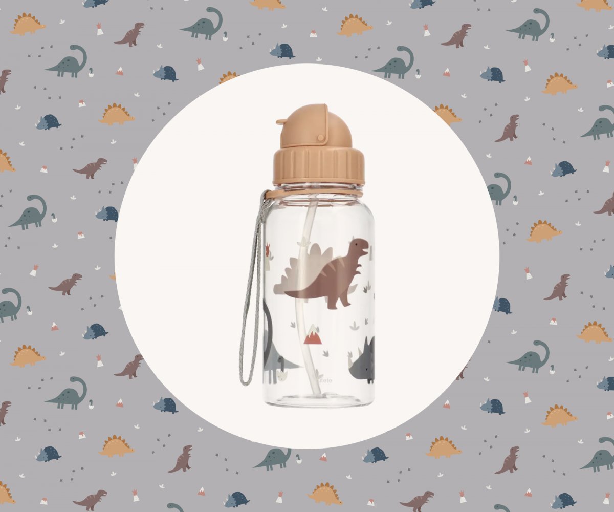 Shishe Uji Tritan Me Pipez 500 ml- Dino