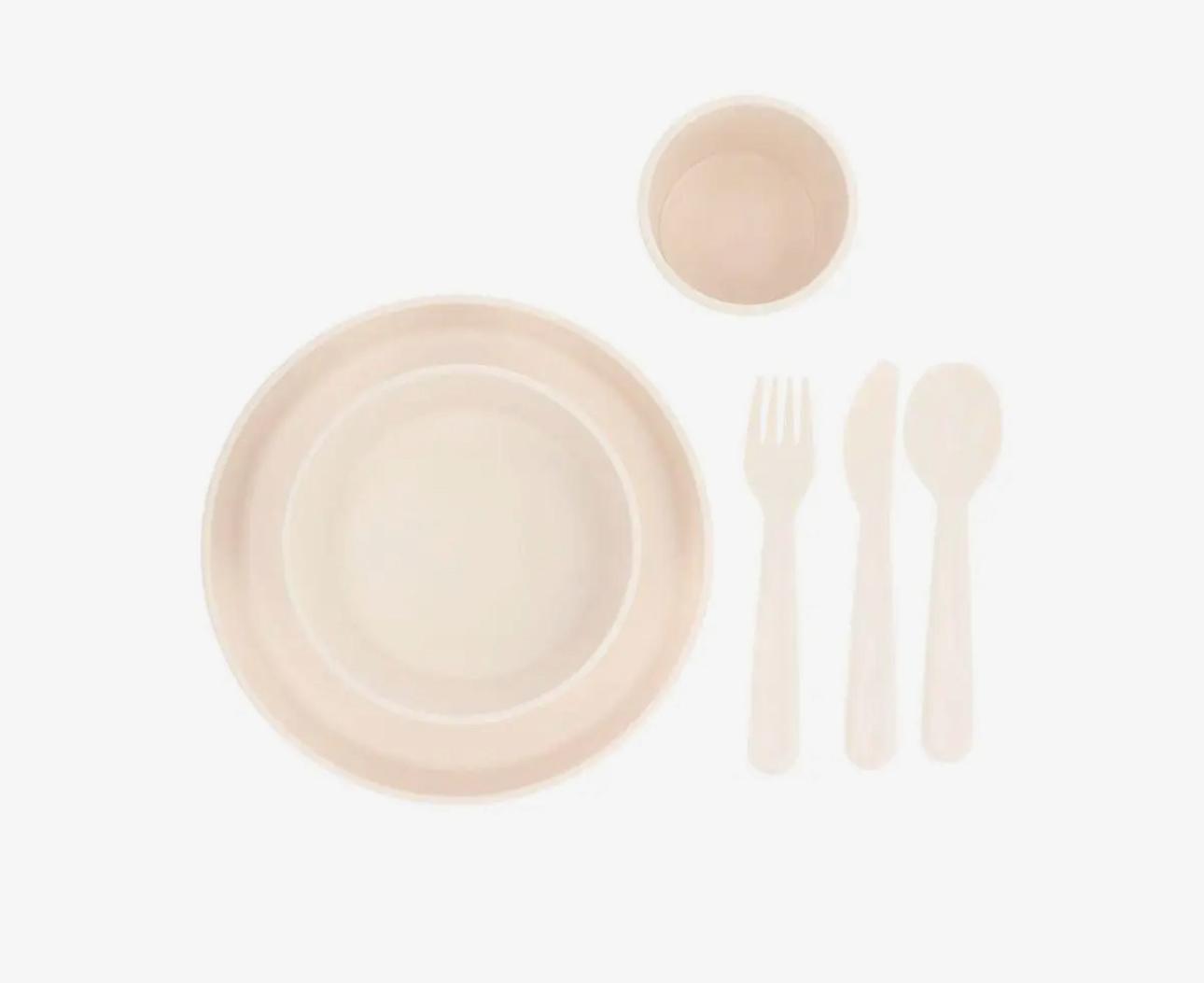 Set Ngrënieje për Fëmijë (6 pjesë) – Ideale për Vetë-Ushqyerje (Baby-led Weaning)