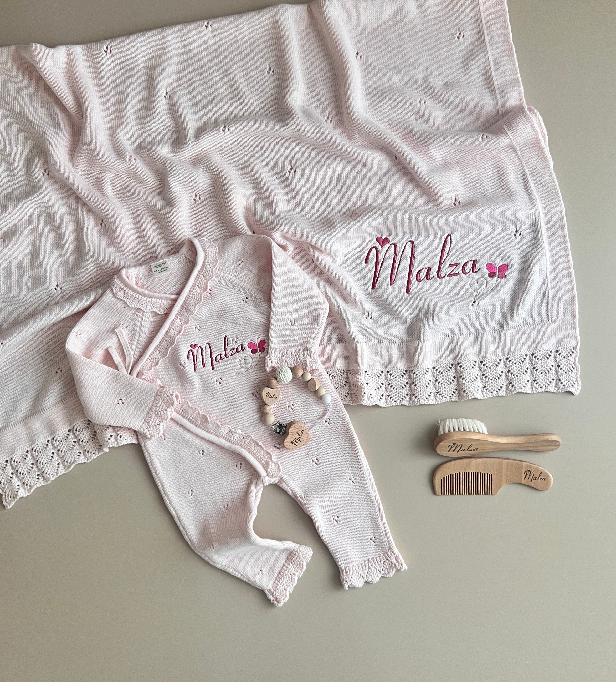 Set Materniteti me 5 Pjese - Baby Pink